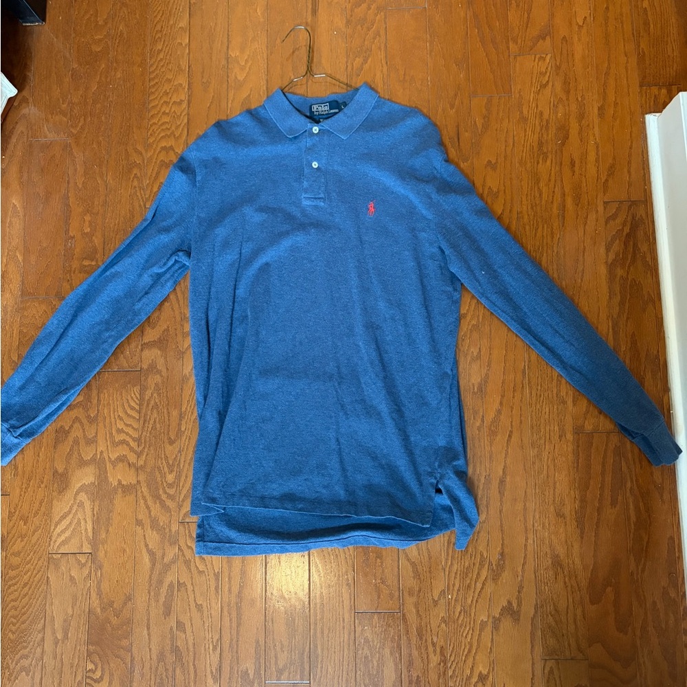 Ralph Lauren Men's Polo in Heather Navy